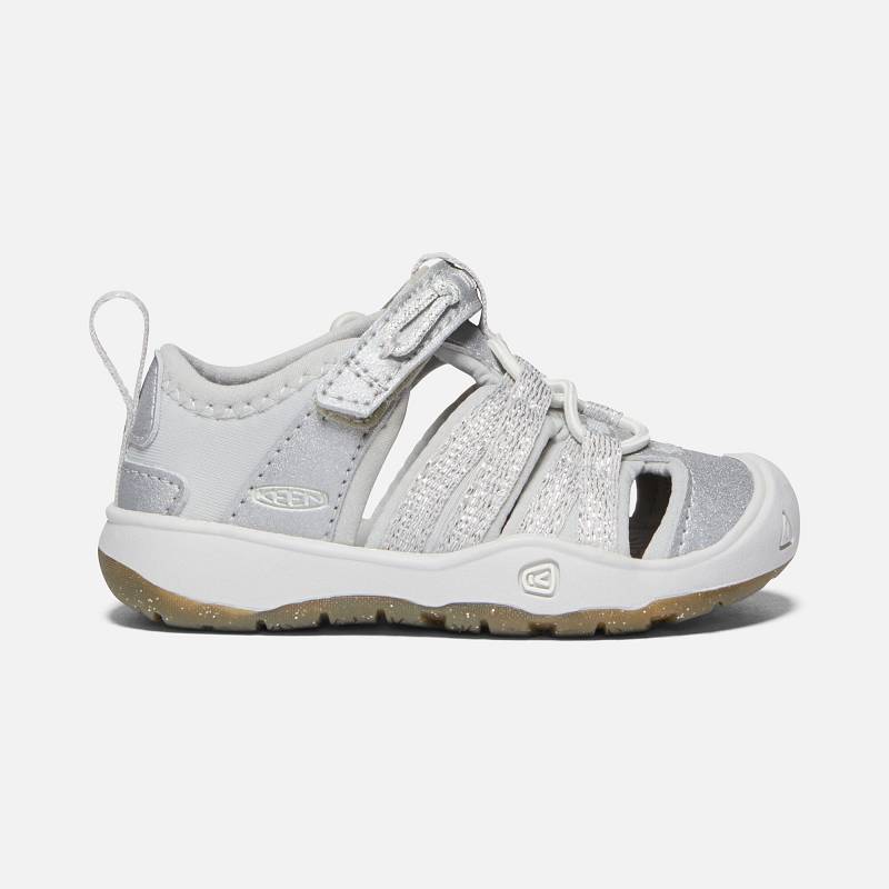 Keen Moxie Baby Sandalen Kinder DE-10365 Silver - Keen Kinderschuhe Silber